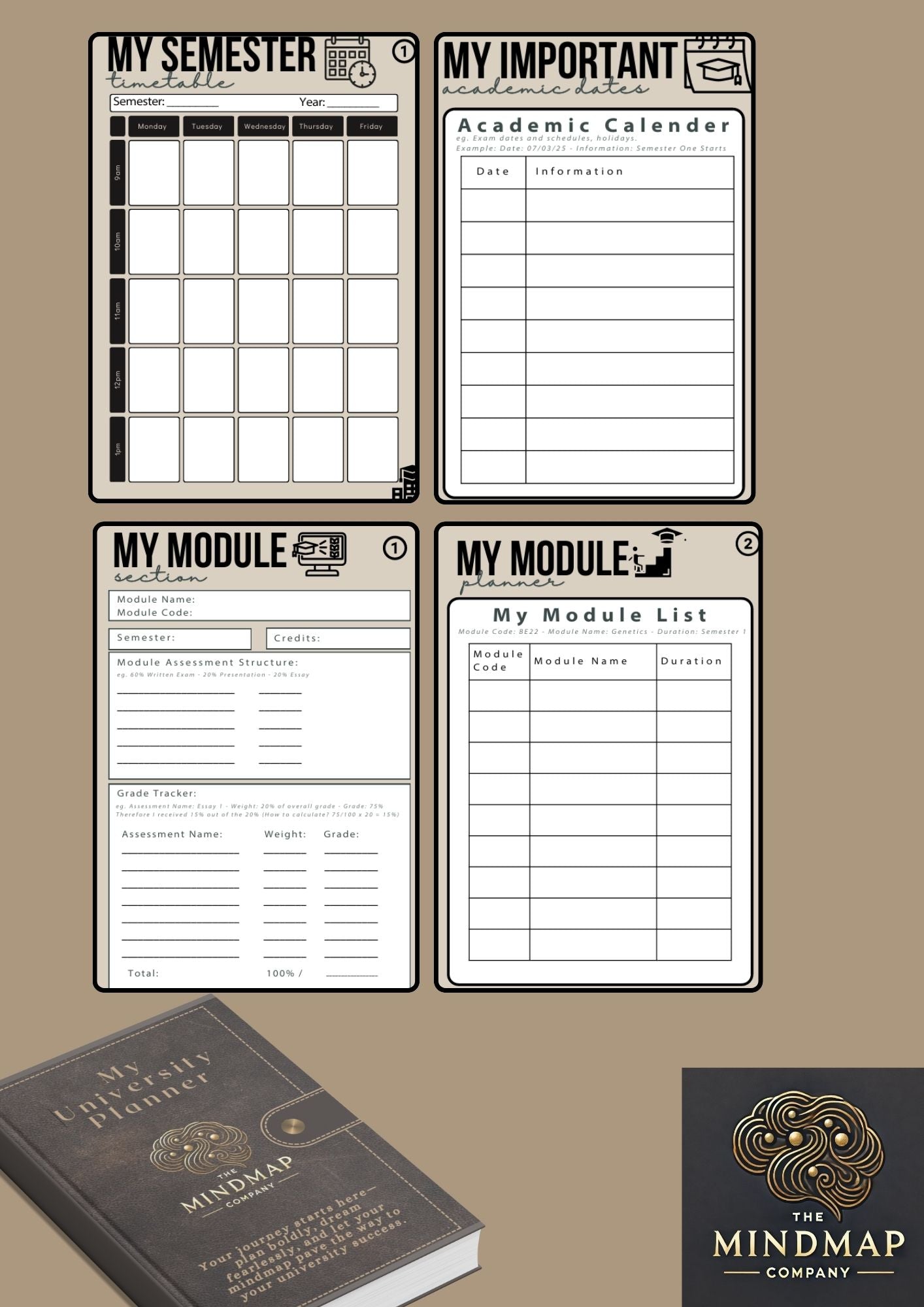 Digital The University Planner - The Mindmap Company