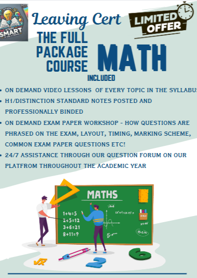 Full Package Course  - Leaving Certificate Maths Ordinary Level
