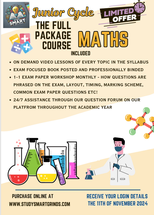 Full Package Course  - Junior Certificate Maths Higher Level